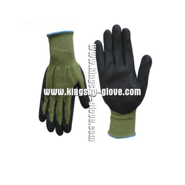 13G Bamboo Fiber Liner Nitrile Foam Work Glove-5031